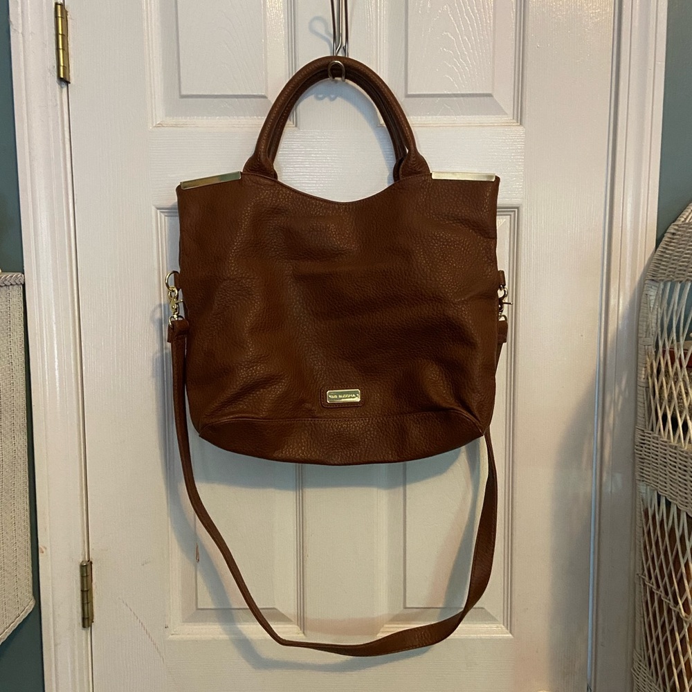 brown Big Buddha crossbody purse tote shoulder bag purse